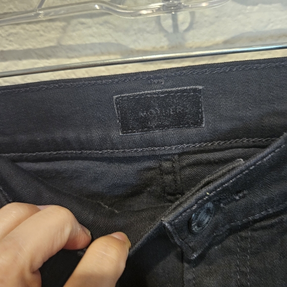 Mother Women's The Insider Crop Step Fray Guilty Racer High Waist Jeans Size 26 - Picture 8 of 14